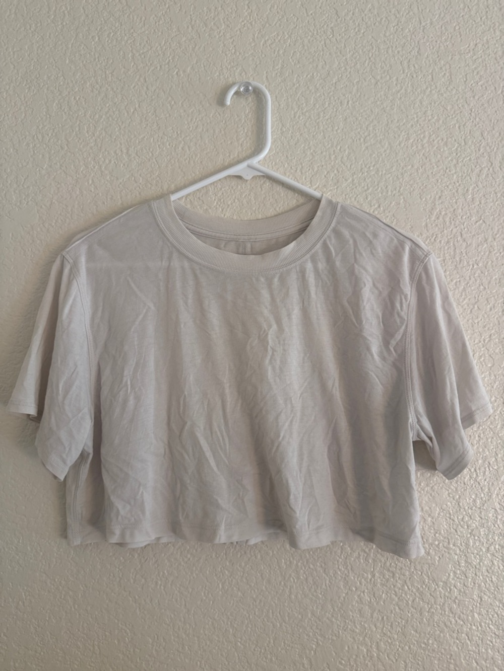 Lululemon All Yours Crop T - White Opal